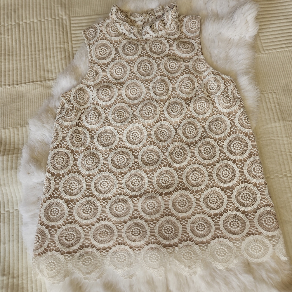 Elegant Cream Lace Blouse